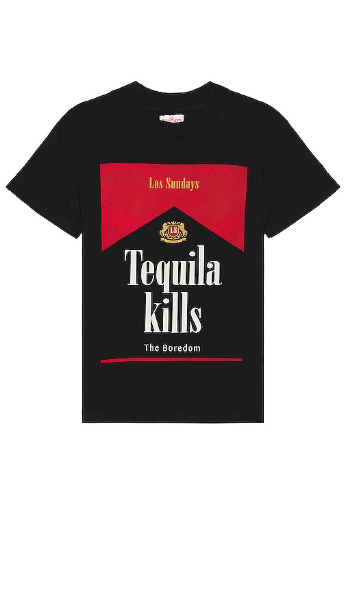 Los Sundays The Tequila Kills Tee In Black