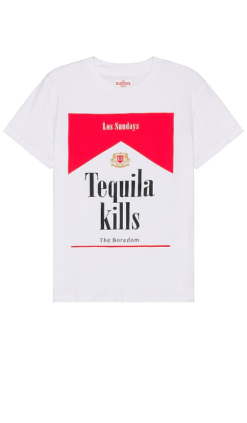 Los Sundays The Tequila Kills Tee In White