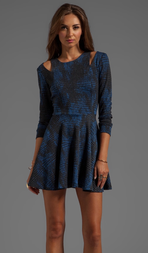 Long Sleeve Printed Dress