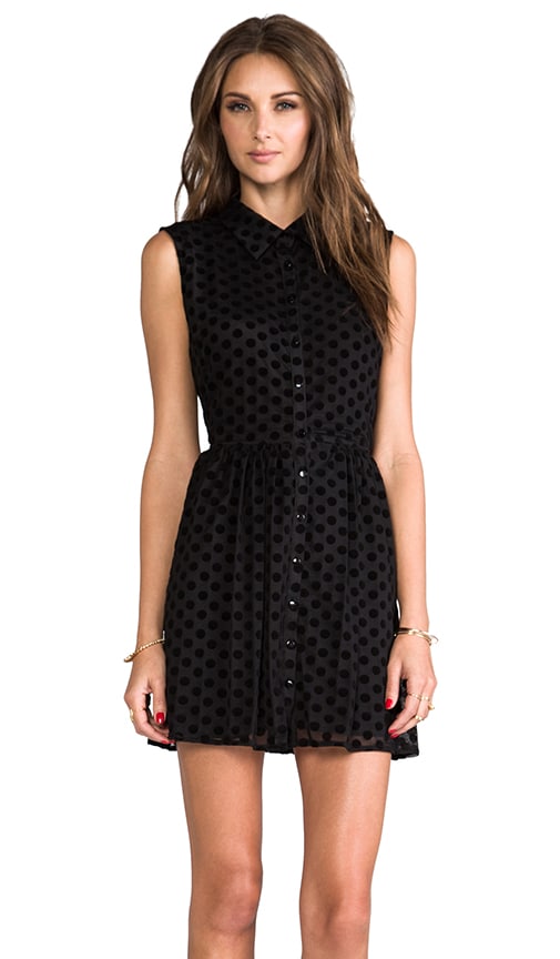 Cut Out Sleeveless Shirt Dress