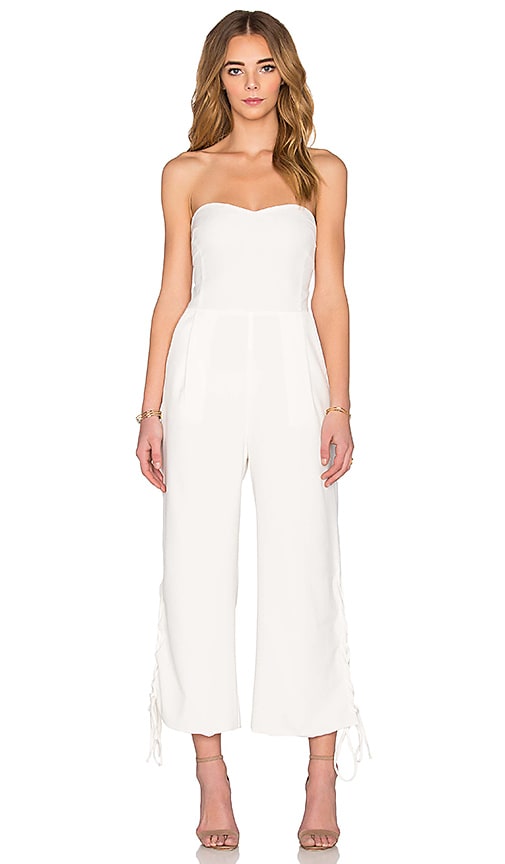 white cropped jumpsuit