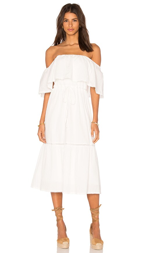 Lucy Paris Senorita Bonita Dress in White | REVOLVE