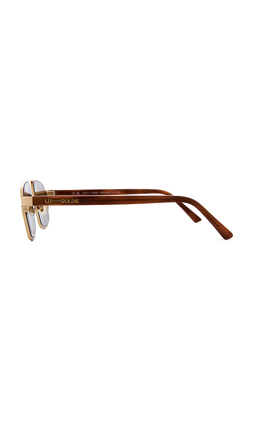  Lu Goldie Sonnenbrille Billie In Brown. 