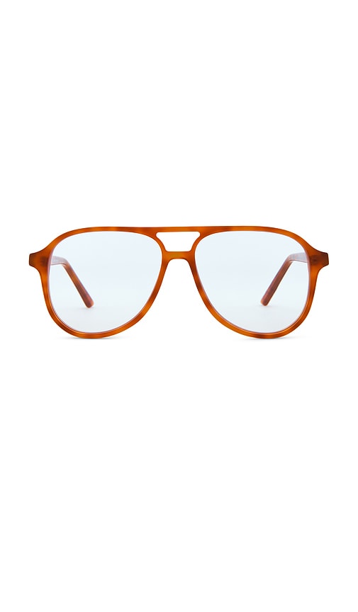 Lu Goldie Scout Blue Light Glasses In Brown