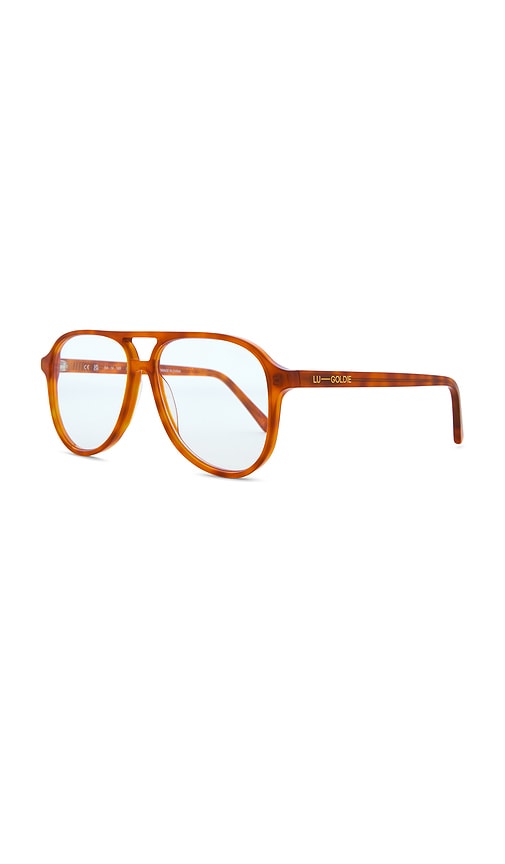 Lu Goldie Scout Blue Light Glasses In Brown