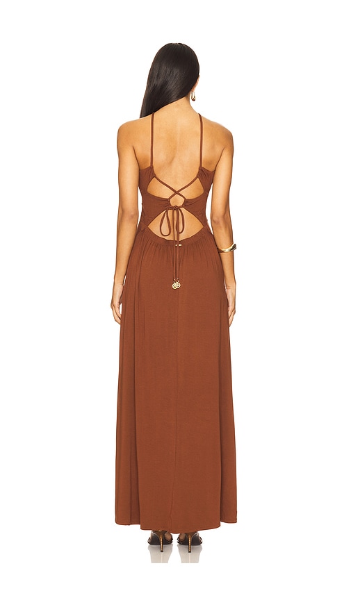  Luli Fama Kleid In Brown. Größe S. Also In M, L. 