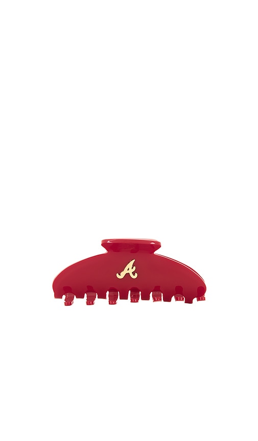 Luv Aj Atlanta Braves Charm Hair Clip In Red