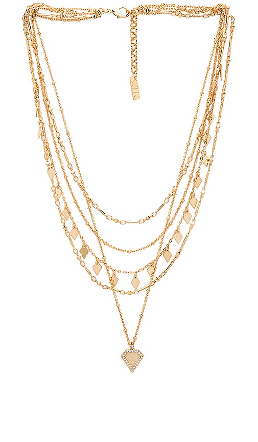 Moonstone Multi Charm Necklace