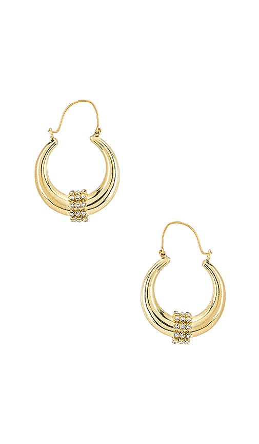 Pave Loop Tube Hoops