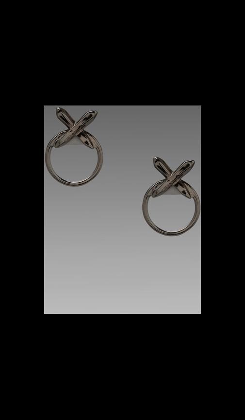 The Crystal Cross Statement Earrings