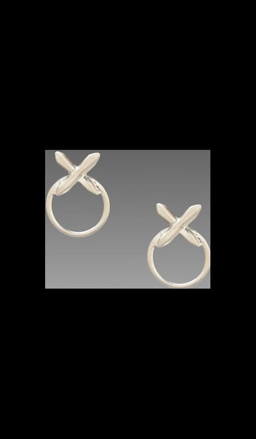 The Crystal Cross Statement Earrings