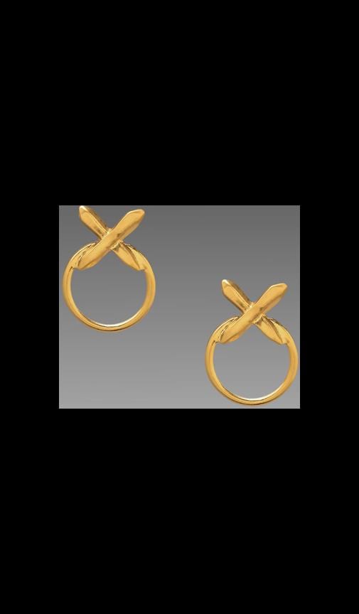 The Crystal Cross Statement Earrings