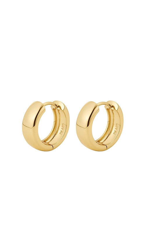  Luv Aj Ohrring Monaco In Metallic Gold. 