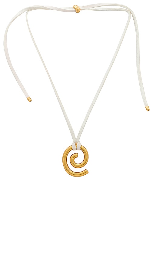 Luv Aj X Sivan Ayla Shell Pendant Necklace In Metallic Gold