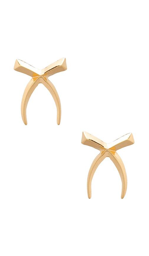 The Cross Tusk Earrings