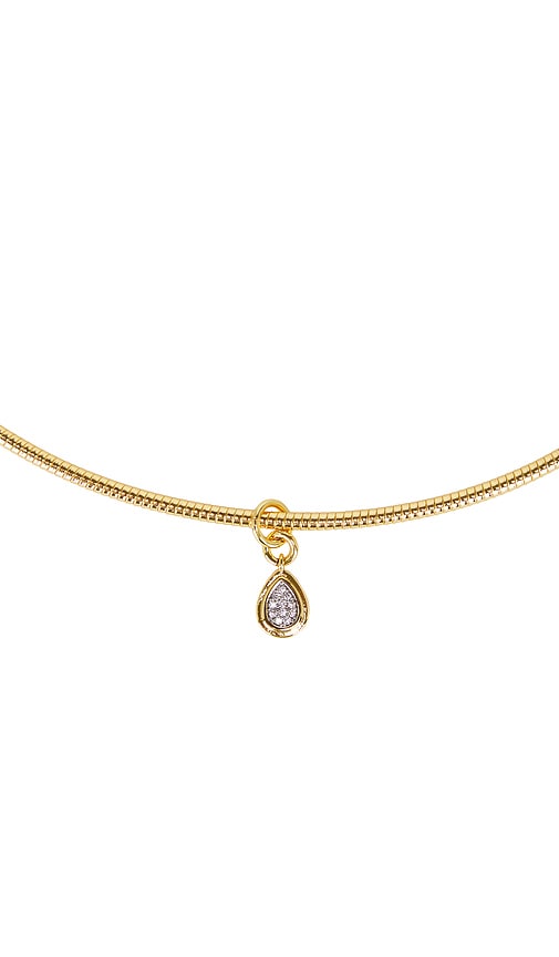 Shop Luv Aj Pear Charm Snake Chain Necklace In 골드