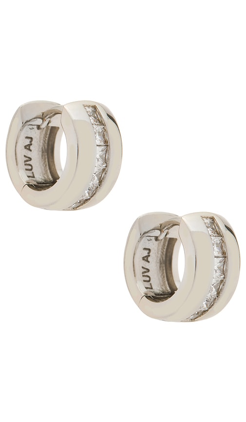 BOUCLES D'OREILLES THE PAVE STRIPE MONACO in - Luv AJ - Modalova