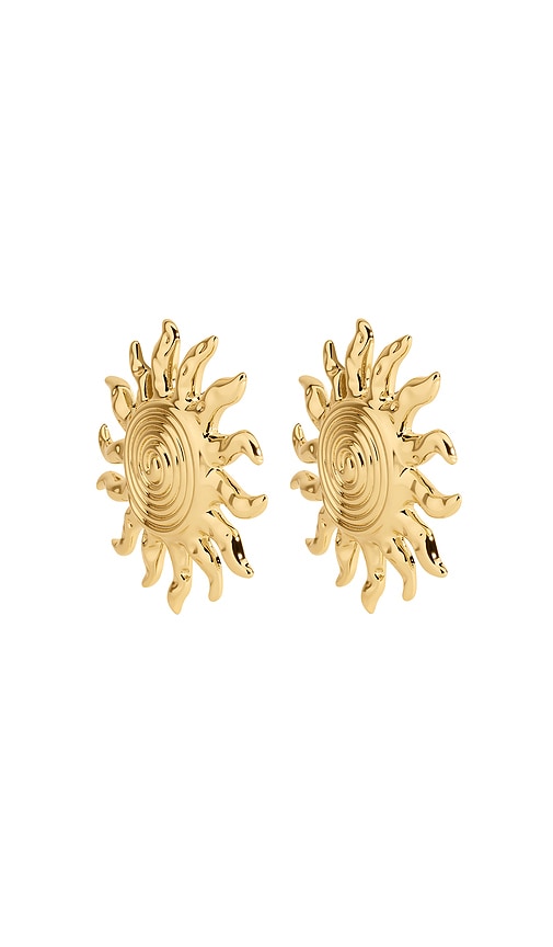  Luv Aj Ohrstecker Ibiza In Metallic Gold. 