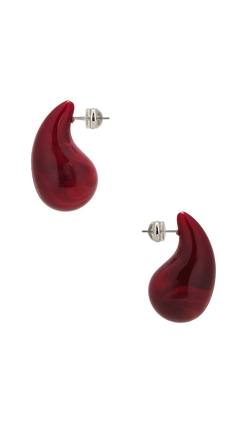 Luv Aj The Lucite Gia Earrings In Red