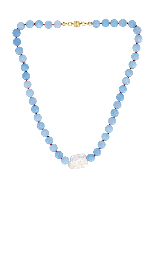 Luv Aj The San Sebastian Pearl Necklace In Silver