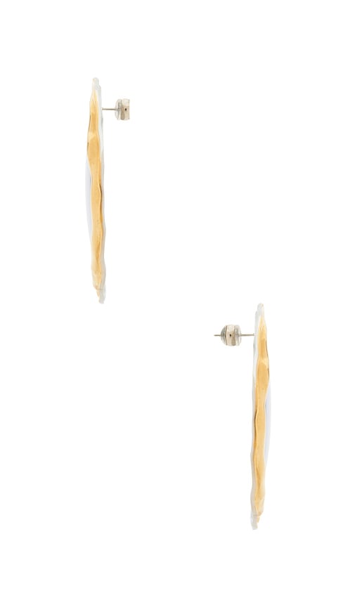 Luv Aj The Formentera Stud Earrings In Silver