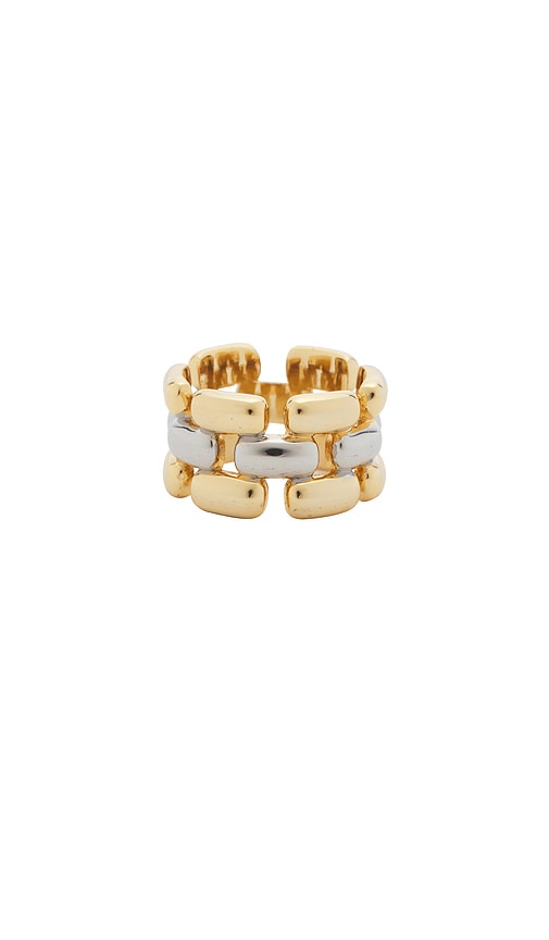  Luv Aj Ring Noir In Metallic Gold. Größe 7. Also In 5, 6. 