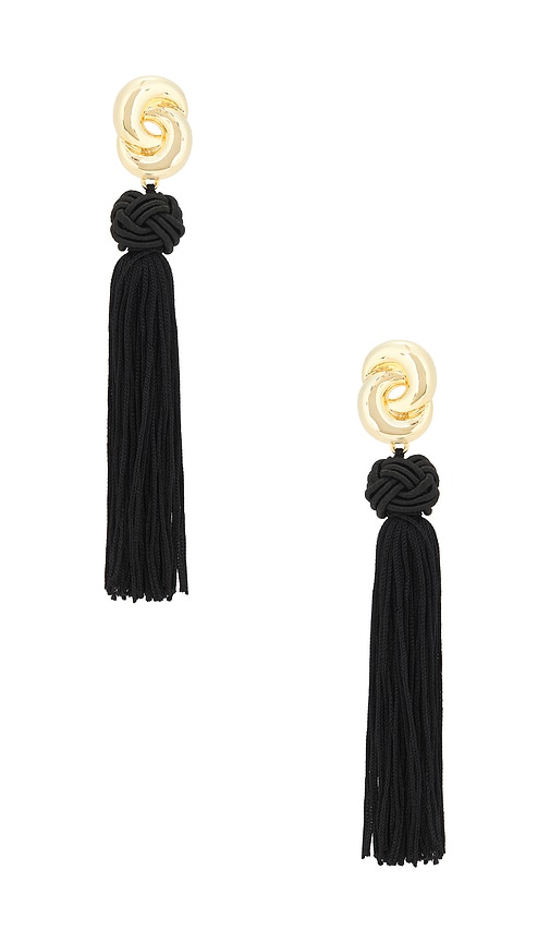 Luv AJ The Solstice Knot Tassel Earrings