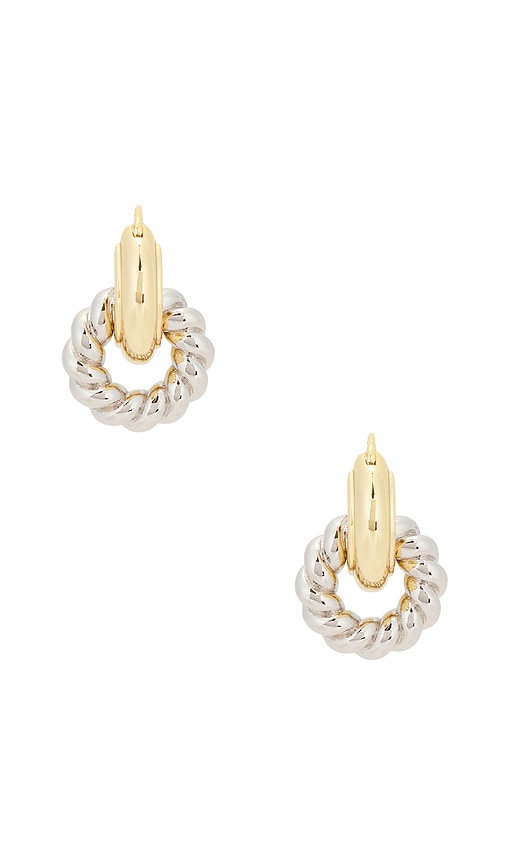  Luv Aj Creolen Hoops In Metallic Gold. 