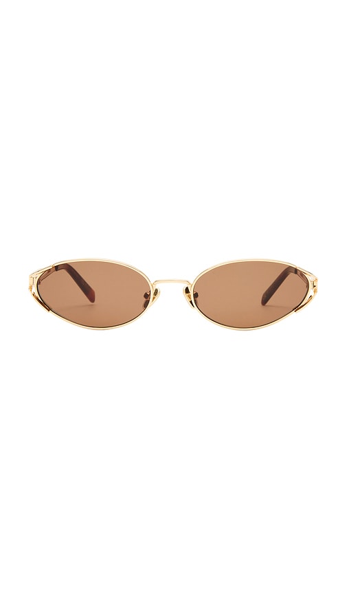 Luv Lou The Paloma Sunglasses In Gold