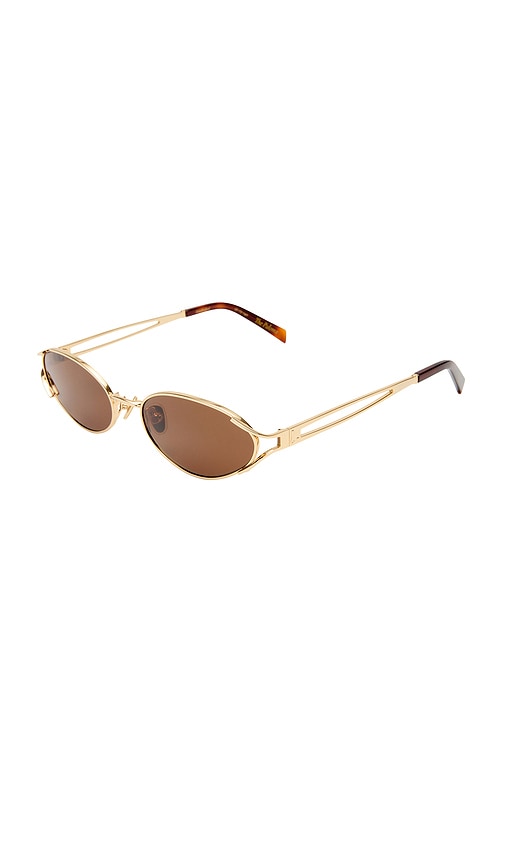 Luv Lou The Paloma Sunglasses In Gold