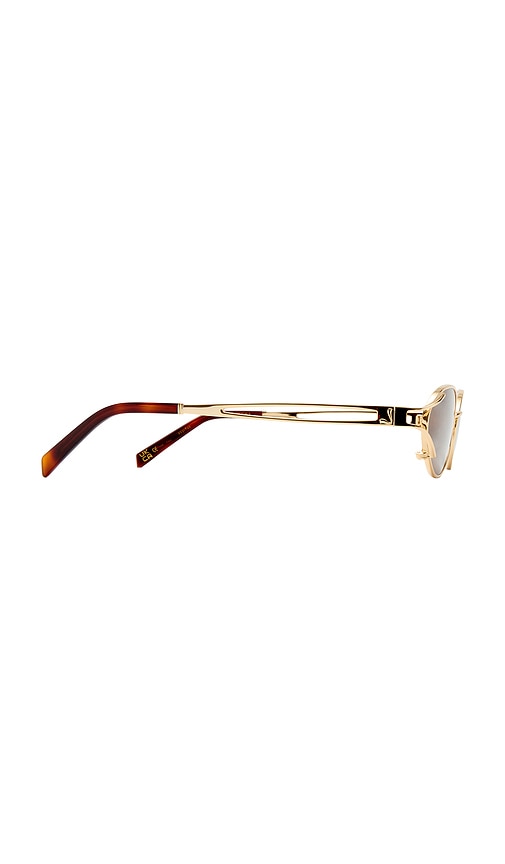  Luv Lou Sonnenbrille The Paloma In Metallic Gold. 