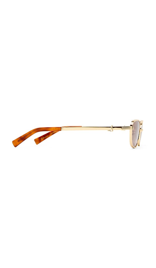  Luv Lou Sonnenbrille Brooklyn In Metallic Gold. 