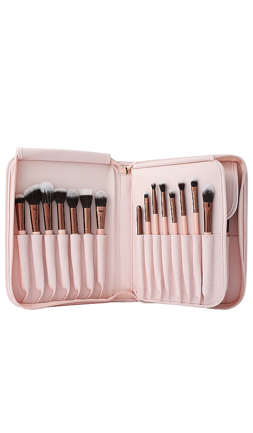 Luxie 30 Piece Brush Book Set In Rose Gold