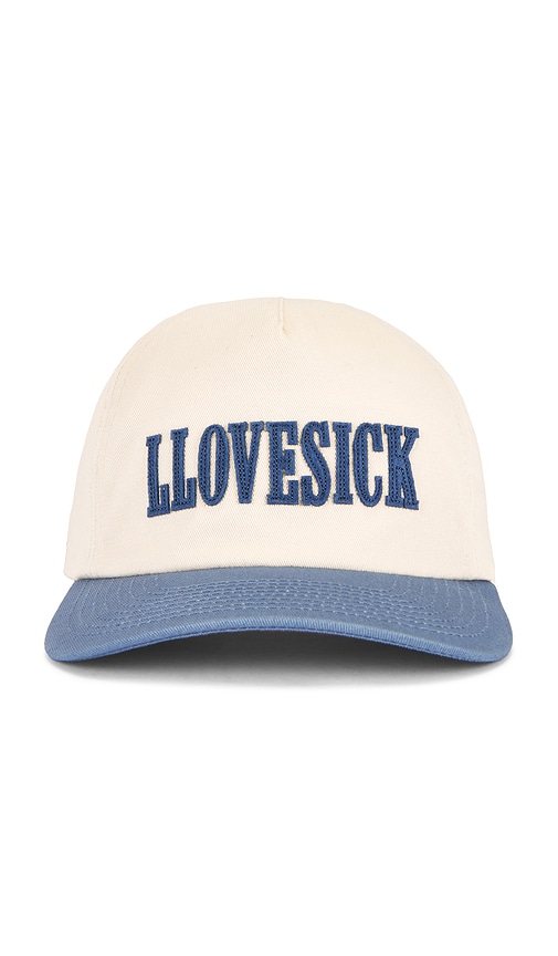 Llovesick Stitched Franchise Cap In White