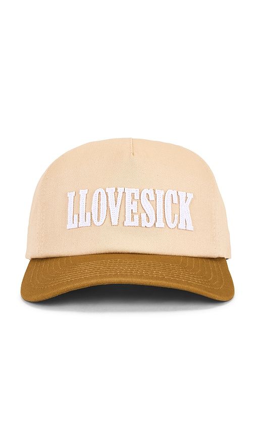 Llovesick Stitched Franchise Cap In Brown