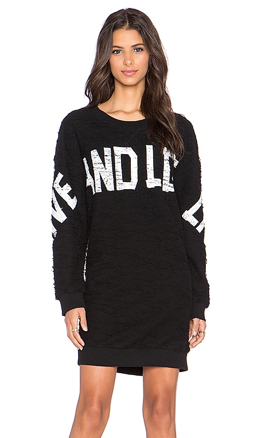 love moschino sweatshirt dress