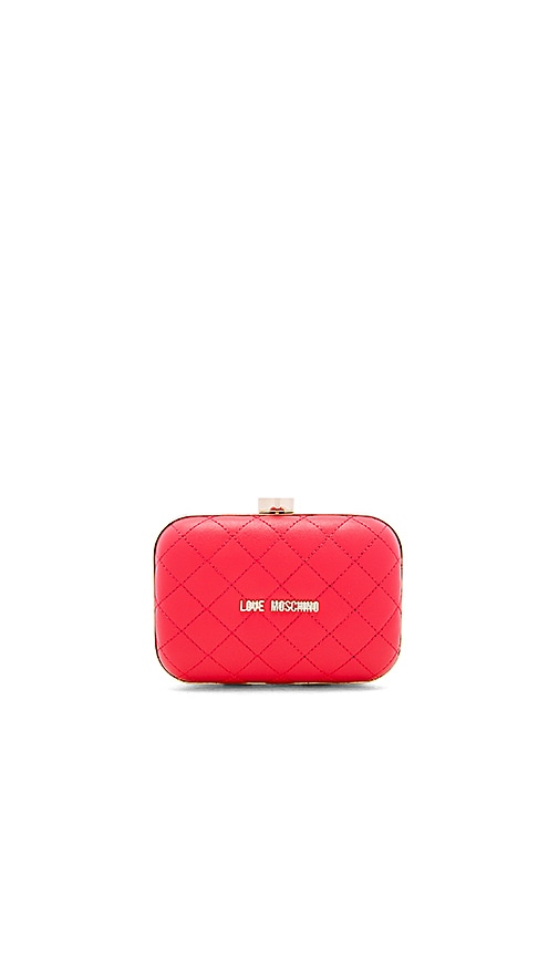 Love moschino quilted online box bag