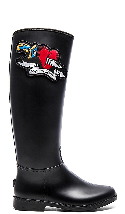 moschino rain boots