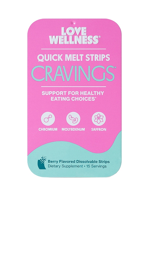 Love Wellness Quick Melt Strips Cravings in Beauty: NA.