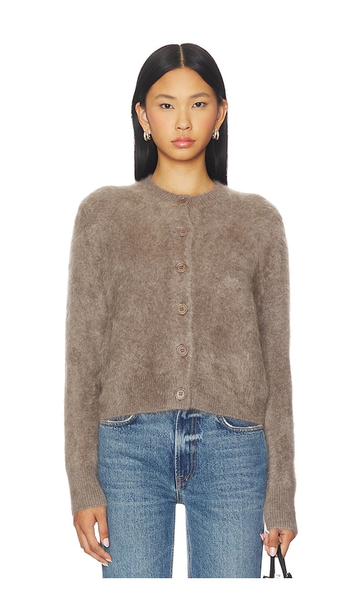 Lisa Yang Azalea Cardigan In Animal Print