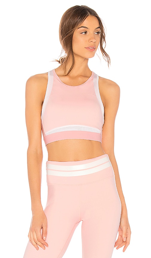 blush sports bra