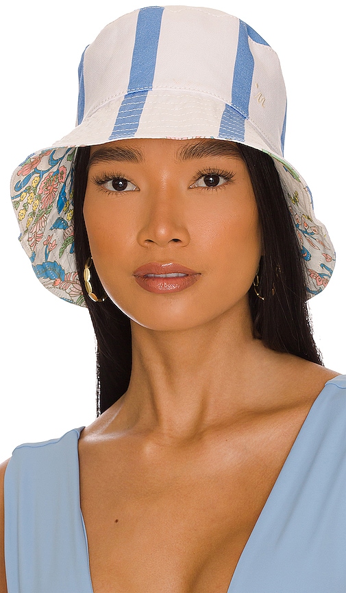 Maaji Rita Reversible Bucket Hat in Chinoiserie | REVOLVE