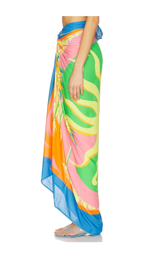  Maaji Sarong Sun Flicker Isla In Yellow. 
