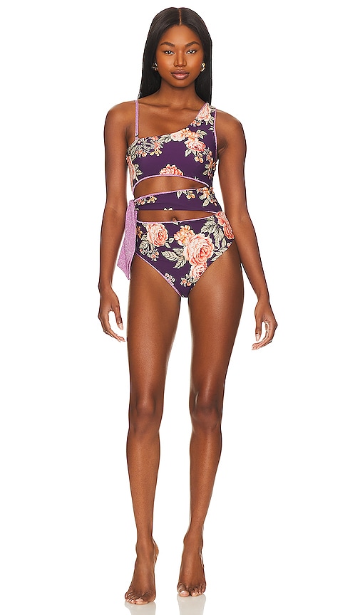 Shop Maaji Limited Edition Stunning Reversible One Piece In Purple