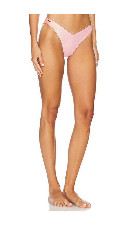 Shop Maaji Sunglow Bikini Bottom In Pink