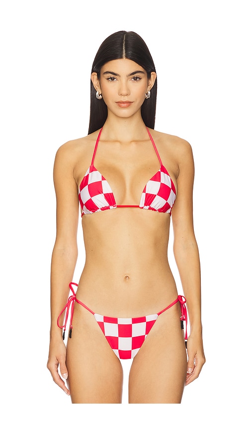 X Cherry Coke Balmy Bikini Top in Red. - size L (also in M, S) - Maaji - Modalova