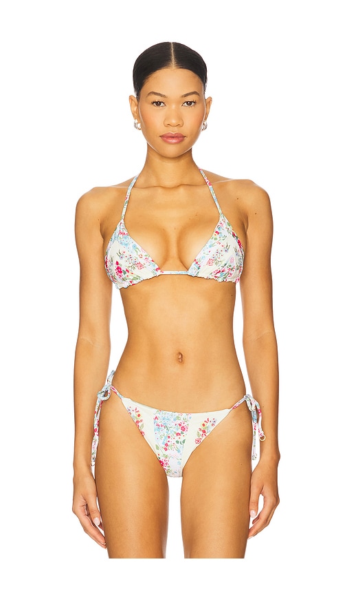 Alana Bikini Top in Baby Blue. - size L (also in M, S) - Maaji - Modalova