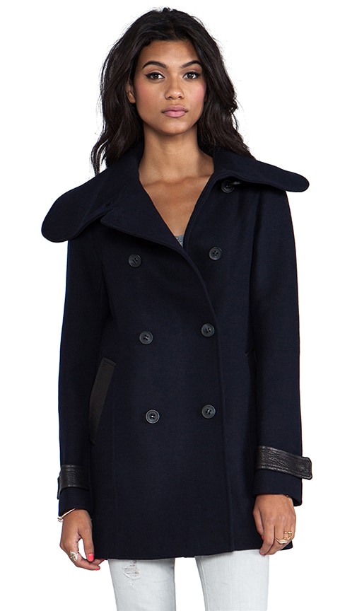 Patricia Flat Wool Coat