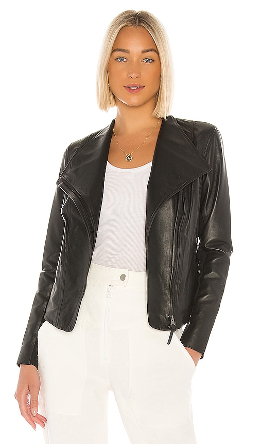 western brown leather jacket