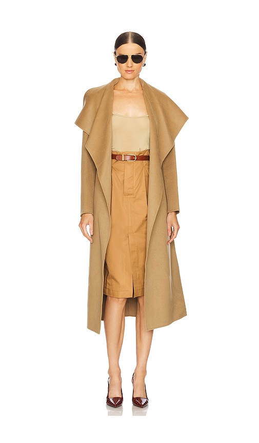 Mackage Mai Trench Coat In Brown